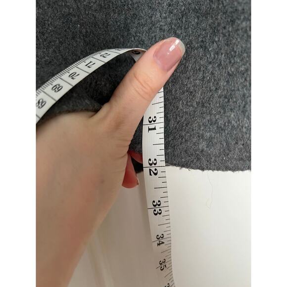 Diane Von Furstenberg Womens XS Shannon Jacket Wool Blend Gray Colorblock Felted - Picture 8 of 16